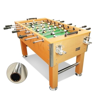 T&R Sports 5FT Foosball Soccer Table with Hollow Steel Rods Walnut