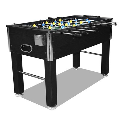 T&R Sports 4FT Foosball Soccer Table Black